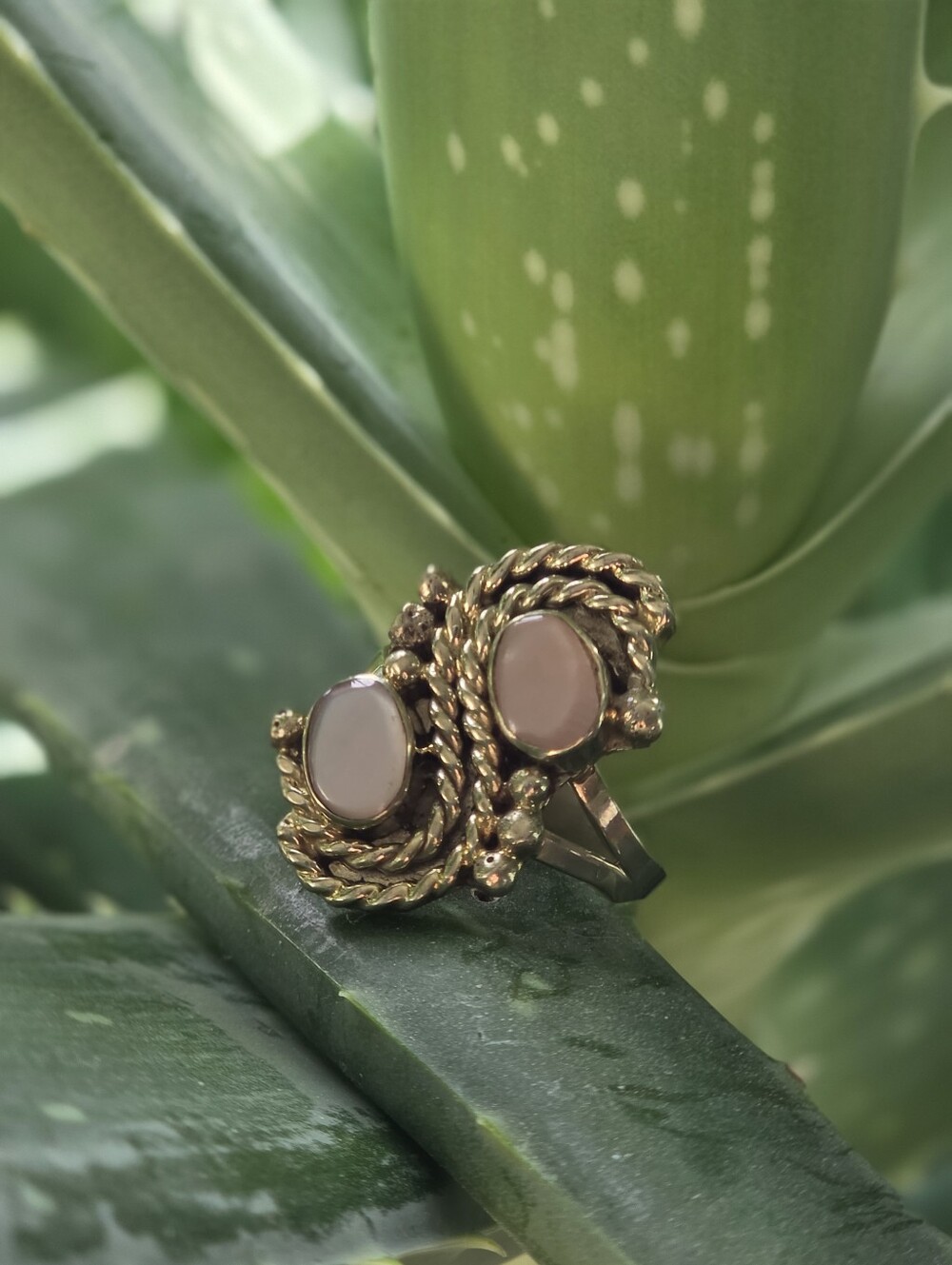 Vintage Ring Signed Alpaca Mexico. Size 8.